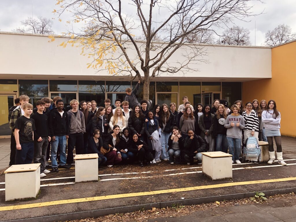 Gruppenfoto Englandaustausch Oktober 2025