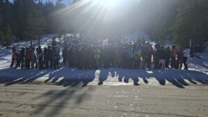 Gruppenfoto aus dem Skischullandheim