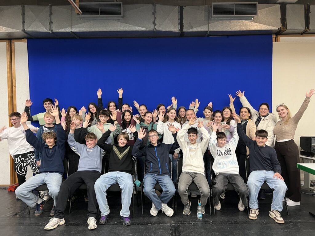 Die Klasse 7e auf Exkursion im Theater Heilbronn