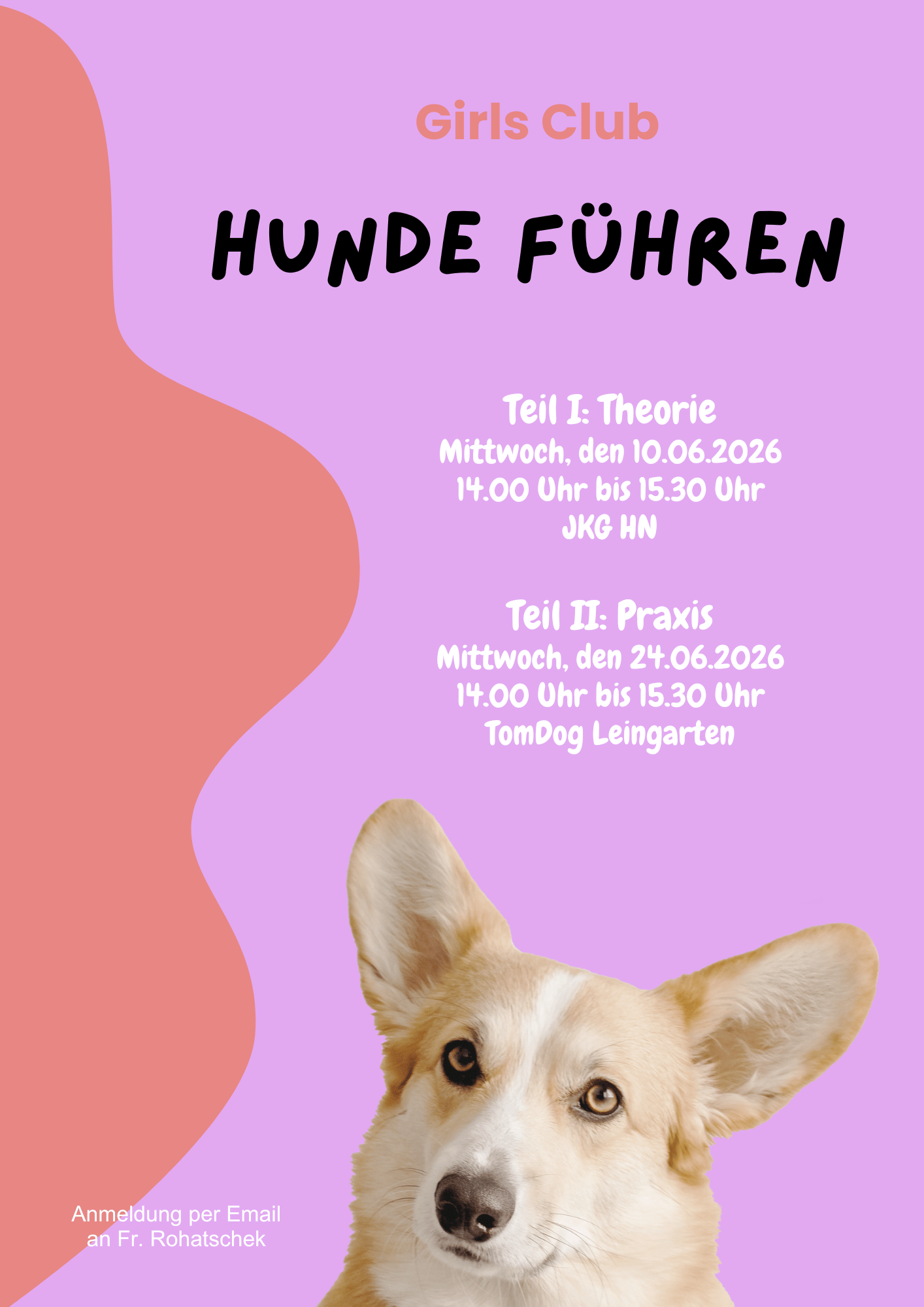 Plakat Hundeführen 2026