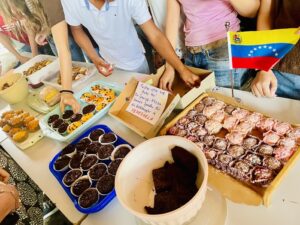 Kuchenverkauf für Venezuela